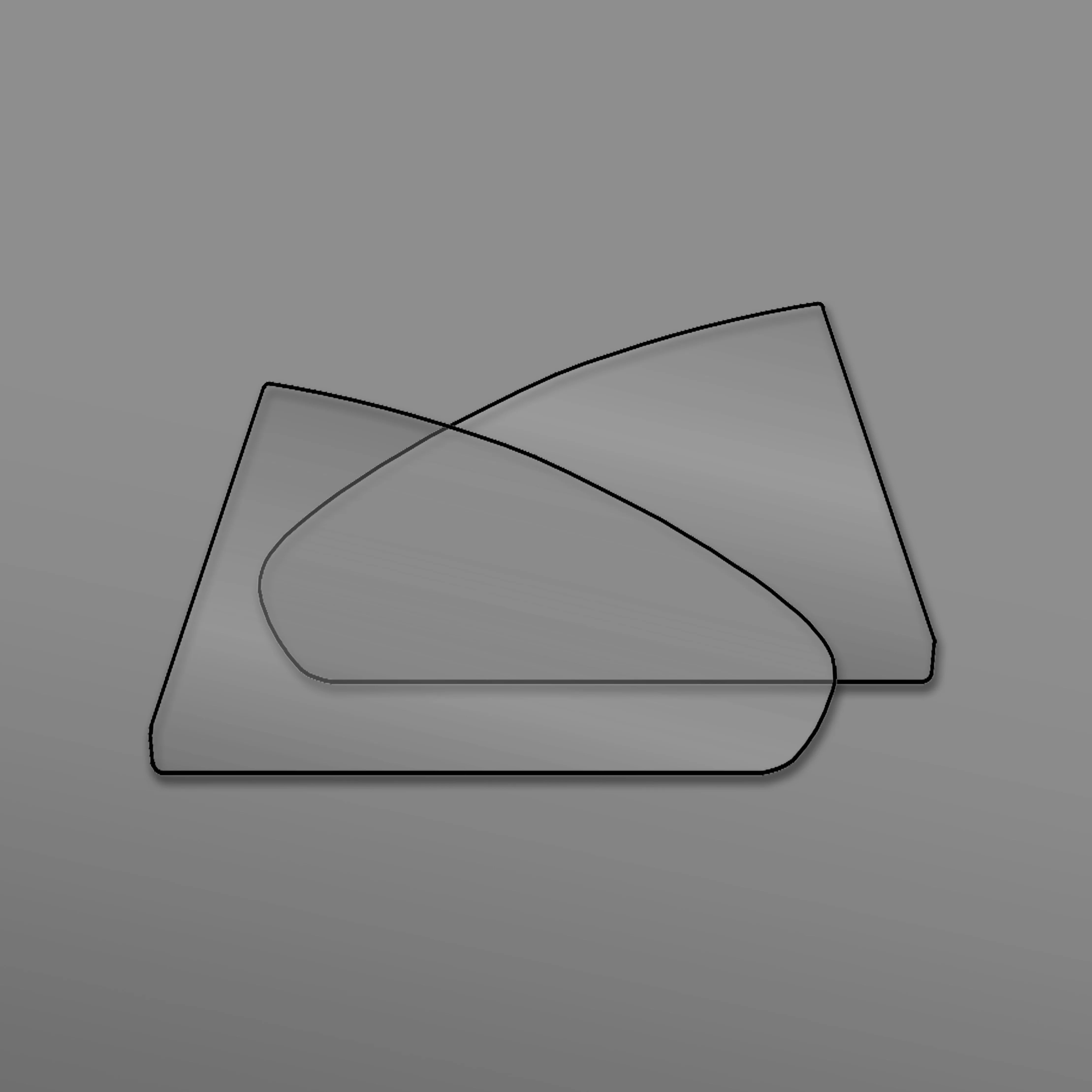 E36 Lexan (Sapphire Coated) Window Set [Pre cut Lexan sheet (flat) 3mm] - Image 3