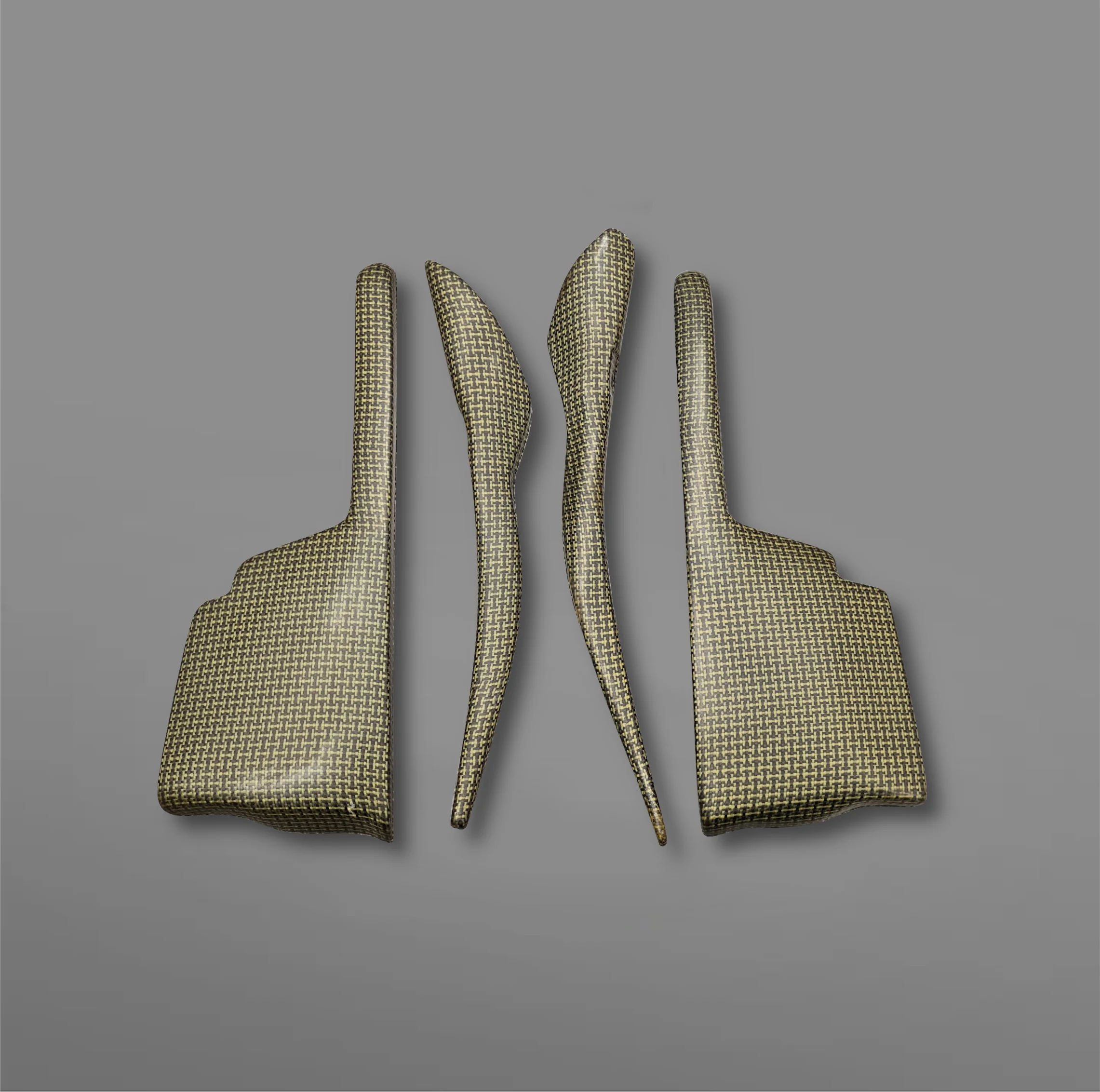 F22 Rear Fenders (Anti-Smoke Inserts) Set [Carbon Kevlar]