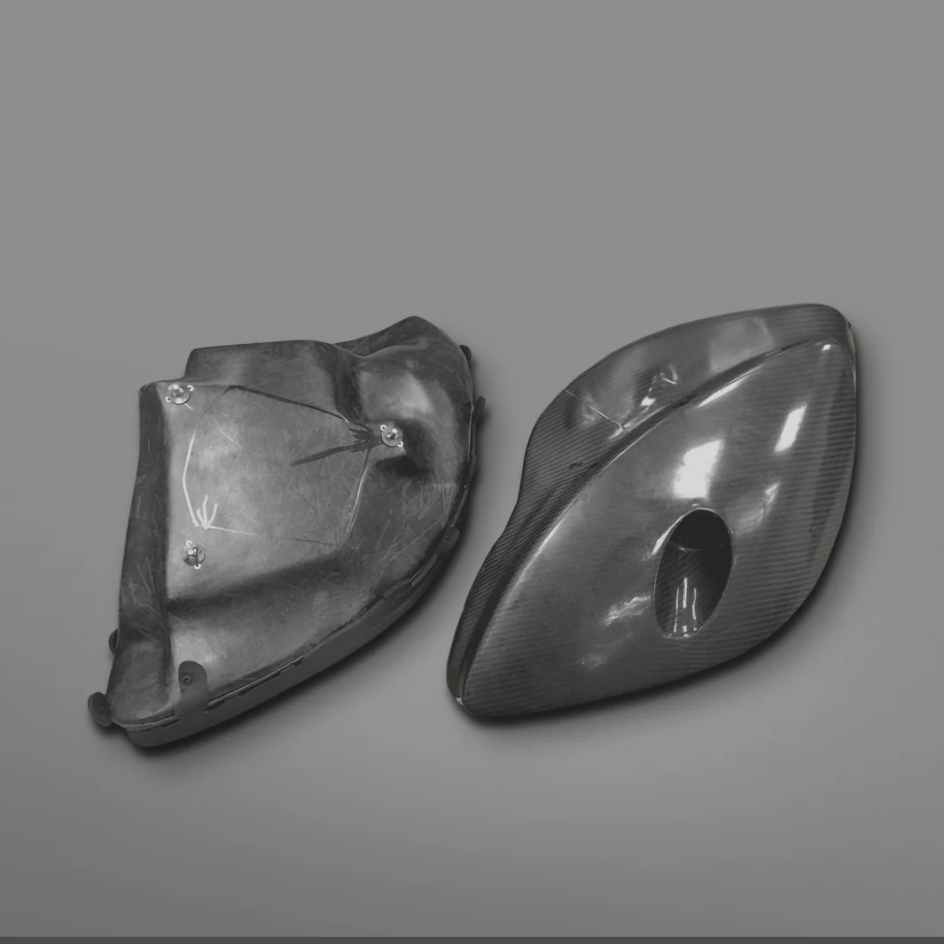 Corvette C6 Headlights Replacements Set [Carbon Fiber]