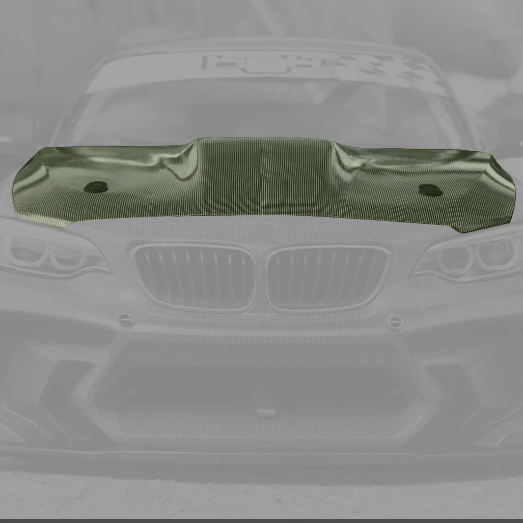 F22 Hood [OEM Size With Bulge] - Image 4