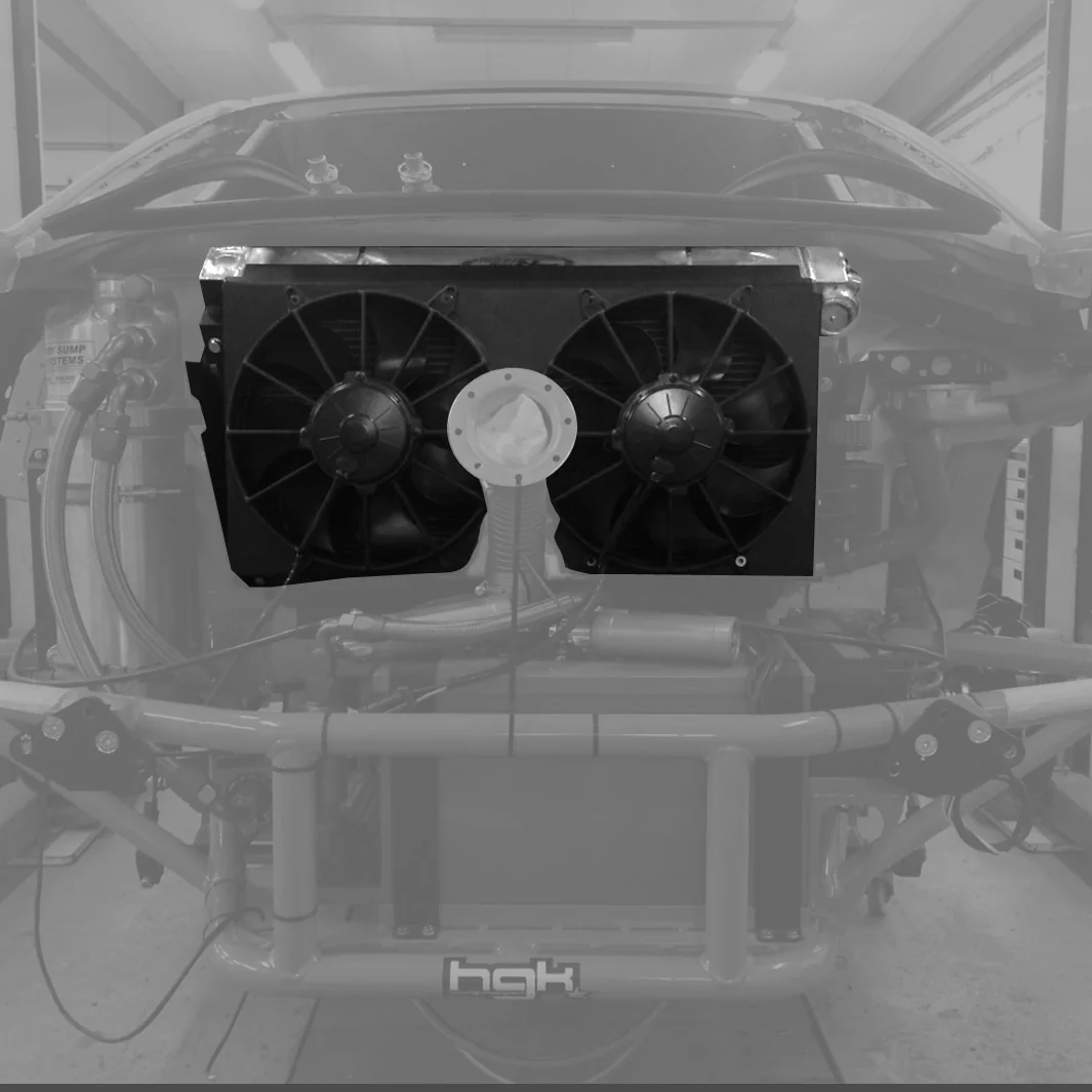 E46 Rear Mounted Radiator Kit - Image 2